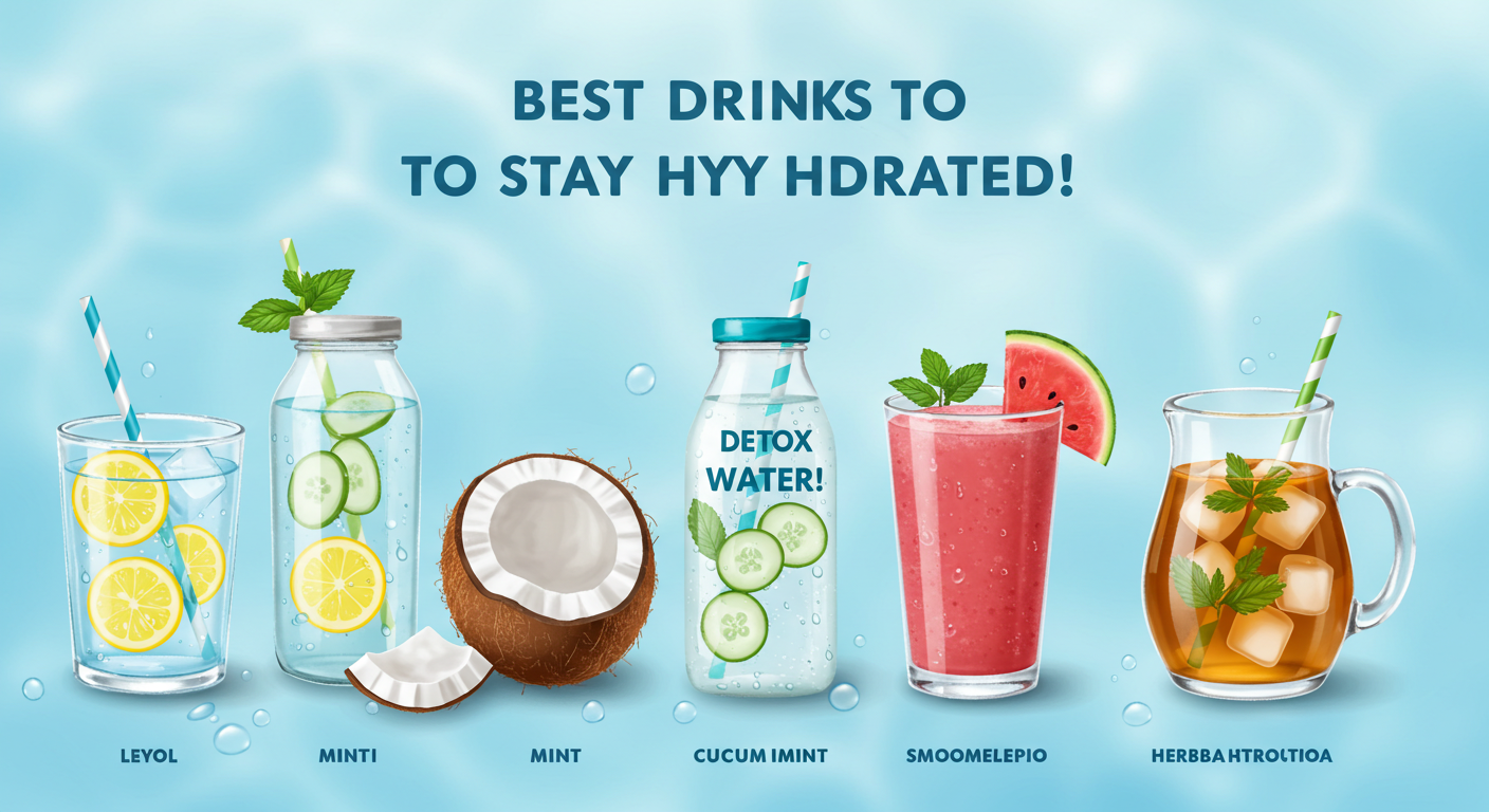 Best Drinks to Stay Hydrated This Summer: Beat the Heat with Refreshing Sippers