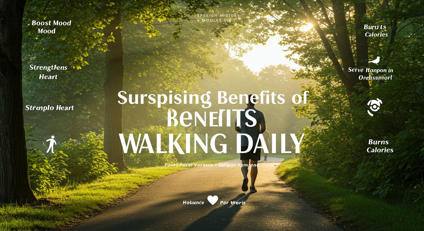 Surprising Benefits of Walking Daily - Boost Your Health Naturally