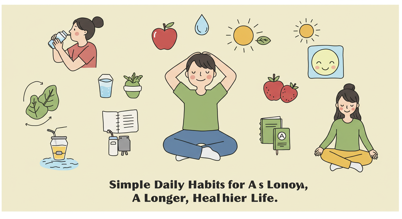 Simple Daily Habits for a Longer, Healthier Life | Easy Wellness Tips